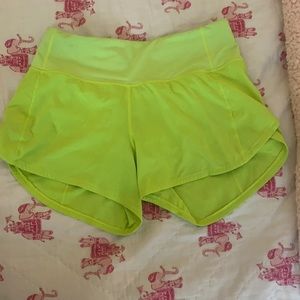 Lululemon speed ups highlight yellow